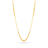 22K Gold  Classic Beaded Necklace